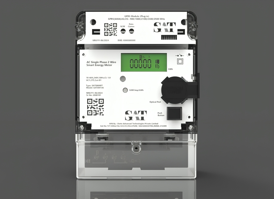 AC Single Phase 2 Wire Smart Energy Meter